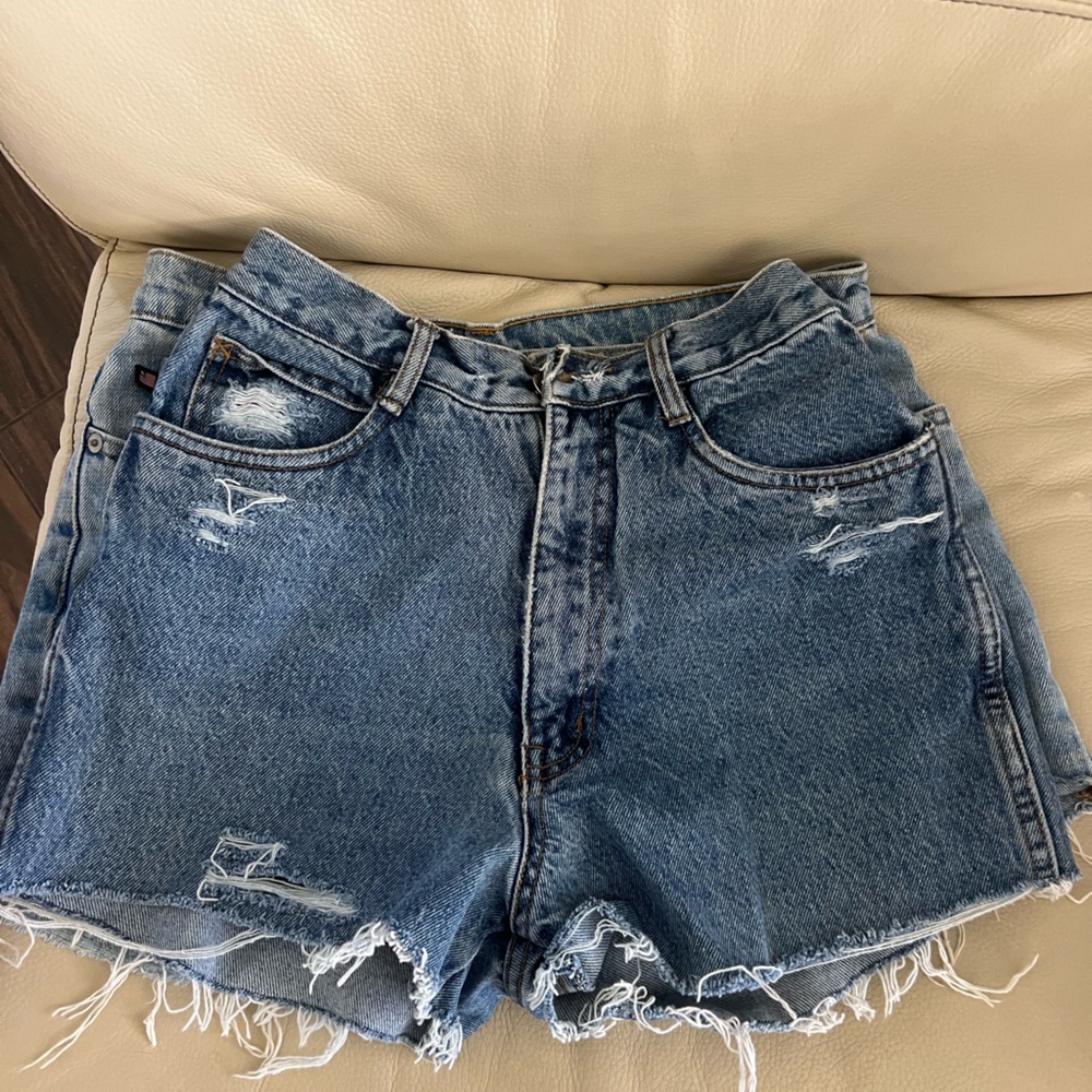 Vintage Bill Blass Cut Off Denim Jean Shorts